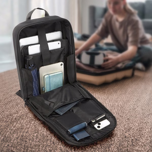 Wozinsky Premium ūdensizturīga klēpjdatora mugursoma - melna