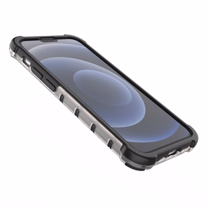 Honeycomb Case броневой чехол с TPU бампером для iPhone 13 mini красный