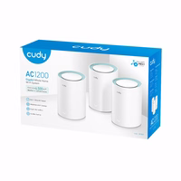Cudy M1300 3-PACK mesh wi-fi system Dual-band (2.4 GHz / 5 GHz) Wi-Fi 5 (802.11ac) balts 1 Internal