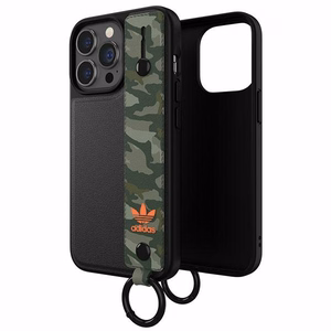 Adidas OR Viedtālruņa apvalks ar siksniņu iPhone 13 Pro /13 6.1" melns-zaļš/melns-zaļš 47111
