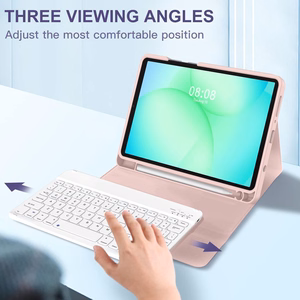 Tech-Protect SC Pen macins priekš Samsung Galaxy Tab A9 / A11 8.7 X110 / X115 / X133 / X135 - Roza