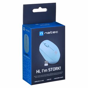 NATEC STORK pele mājas RF bezvadu + USB Type-A optiskā 1600 DPI