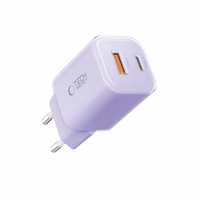 Tech-Protect NCM33 PD 33W QC3.0 USB-C / USB-C sienas lādētājs - violets