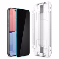 Spigen Glas.tR EZ Fit privātuma aizsargstikls iPhone 15 Plus