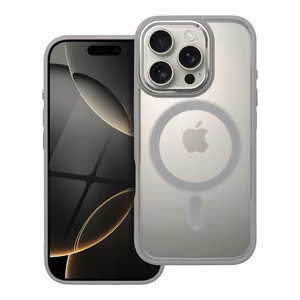 Case for iPhone 16 PRO Color Edge Mag Cover compatible with MagSafe titanium-gray
