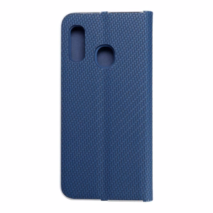 Книжка-чехол для Samsung A20e Luna Book Carbon синий