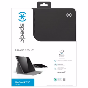 Speck Balance Folio atverams vāciņš ierīcei iPad Air 13" (2026–2024), melns