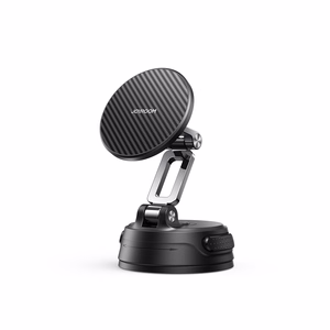 Joyroom JR-ZS51 magnētisks automašīnas turētājs ar piesūcekni vējstiklam vai panelim melns