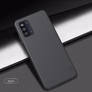 Nillkin Super Frosted Shield vāciņš ierīcei Samsung Galaxy F52 5G, melns