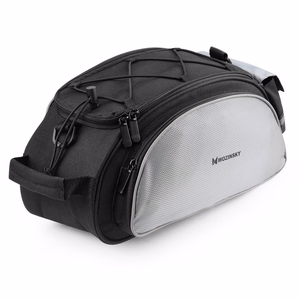 Wozinsky Bike Pannier Bag with Shoulder Strap 13L Black (WBB1BK)