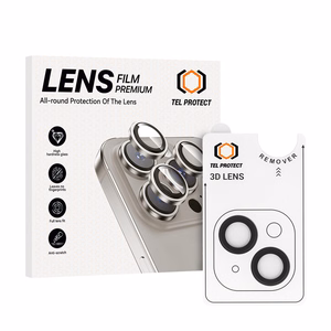 Aizsargstikls Tel Protect 3D Lens uz kameras Iphone 11 melns (2 objektīvi)