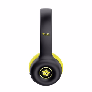 Trust Nouna bērnu bezvadu Bluetooth austiņas ar 85 dB skaļuma ierobežojumu, melnas