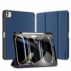 Telefona maciņš Dux Ducis Domo priekš Apple iPad Air 13 (2025) / Air 13 (2024) / iPad Pro 12.9 (2018 / 2020 / 2021 / 2022) zils
