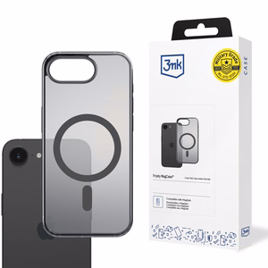 3mk Frosty Magnētiskais viedtālruņa apvalks iPhone 16E - melns
