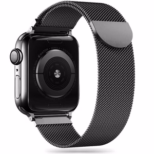 TECH-PROTECT MILANESEBAND APPLE WATCH 4 / 5 / 6 / 7 / 8 / 9 / SE (38 / 40 / 41 MM) ЧЕРНЫЙ