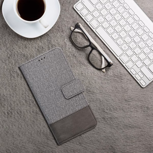 Viedtālruņa apvalks (m) GOMMA Book SAMSUNG A21s - pelēks (m)