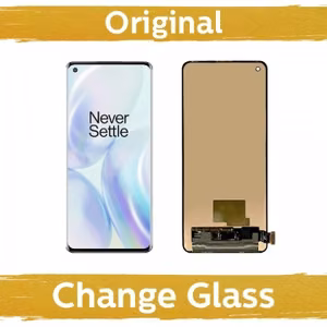LCD дисплей совместим с OnePlus 9 Pro чёрный (восстановленный: Китай)