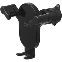 Gravity car holder BLUE STAR Black Mirror windshield mount black