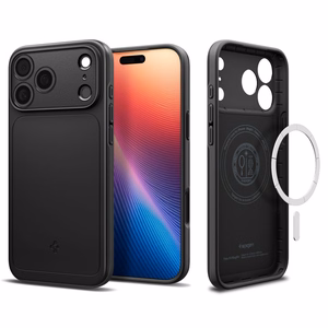 Spigen Thin Fit Magnētiskais viedtālruņa apvalks iPhone 17 Pro - melns