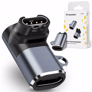 Wozinsky WAYGS1 USB-C adapteris Garmin viedpulkstenim - pelēks