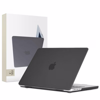 Tech-Protect SmartShell viedtālruņa apvalks MacBook Pro 14" M1 / M2 / M3 2021-2024 - matēts melns