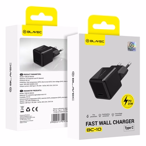 Blavec Wall charger BC-10 - Type C - PD 25W 3A (TCBC10-CB253A) black
