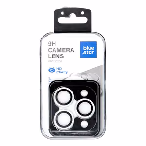 BLUE STAR Easy Install kameras objektīvu aizsargs ierīcei iPhone 18 Pro / 18 Pro Max, krāsa – sudraba