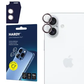 3mk HARDY objektīva aizsargstikls Pro Apple iPhone 16 / 16 Plus – rozā