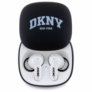Bezvadu austiņas TWS DKNY 3D Rubber Matte Finish DKTWS3DNYAK melnas krāsas