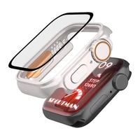 Tech-Protect Defense360 apvalks Apple Watch 4 / 5 / 6 / SE (44mm) - melna/oranža