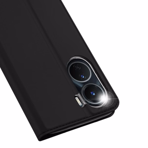 Dux Ducis Skin Pro чехол Vivo Y16 / Y02s книжка-кошелёк с клапаном чёрный