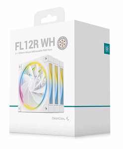 DeepCool FL12R WH-3 IN 1 Computer case Fan 12 cm balts 3 pc(s)