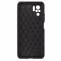 Tel Protect Carbon Elite viedtālruņa apvalks Xiaomi Redmi Note 10/Note 10S/Poco M5S melns