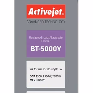 Activejet AB-5000Y – yellow ink bottle, replaces Brother BT-5000Y, 50 ml, Supreme, 5000 pages