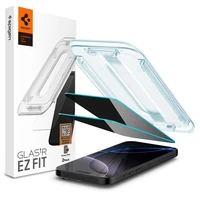 Spigen Glas.tR EZ Fit privātuma rūdīto aizsargstiklu komplekts iPhone 16 Pro Max / 17 Pro Max – 2 gab.