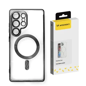 Wozinsky Pārklātais apvalks ar Magnētisko Samsung Galaxy S25+ - Melns