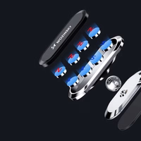 Auto turētājs Wozinsky "WMH-06" Sudrabs (magnetic / sticky pad)