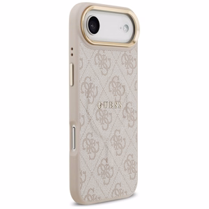 GUESS apvalks IPHONE 17 Air saderīgs ar MagSafe GUHMP17MP4MSEGCP (PU 4G ar klasisko) rozā