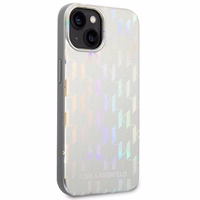 Viedtālruņa apvalks Karl Lagerfeld KLHCP14MLGMMSV3 iPhone 14 Plus 6.7\" sudrabains / sudrabains Monogrāmas Iridescent