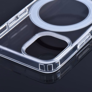 Magnētiskais caurspīdīgais viedtālruņa apvalks CLEAR MAG COVER (MID), saderīgs ar MagSafe, paredzēts IPHONE 15 Pro Max