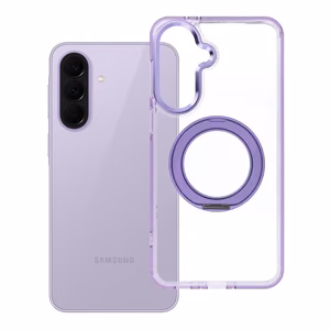 Case for Samsung A37 Frame Circle Stand compatible with MagSafe purple