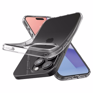 Spigen Liquid Crystal viedtālruņa apvalks iPhone 15 Pro Max - caurspīdīgs