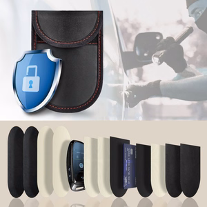 Tech-Protect KLR100 RFID apvalks melns un sarkans