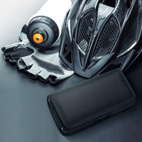 Horizontāls universāls apvalks OXFORD modelis 2 IPHONE 6 / 7 / 8 / 12 MINI / 13 MINI / SAMSUNG A40 / S5 melns