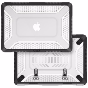Tech-Protect Kevlar Pro Case for MacBook Neo 13" 2026 - Black and Clear