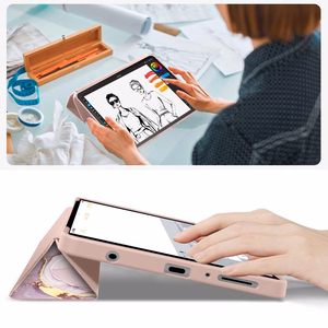 TechProtect SmartCase macins priekš Samsung Galaxy Tab A9 / A11 8.7 X110 / X115 / X133 / X135 - Daudzkrasains