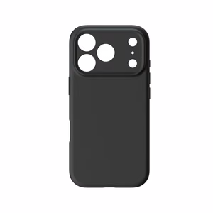 Case for iPhone 17 Pro / 18 Pro (low camera edge) Forcell F-Protect Rubber Premium compatible with MagSafe black