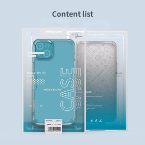Nillkin Nature Pro TPU apvalks viedtālrunim Iphone 15 Plus caurspīdīgs