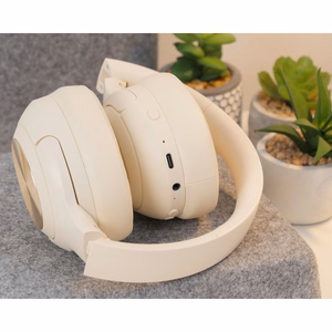 HOCO bezvadu austiņas bluetooth ANC W54 pienbalts
