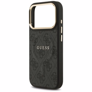 GUESS viedtālruņa apvalks (m) IPHONE 17 Pro ar MagSafe saderīgs PU 4G W/ Classic - melns